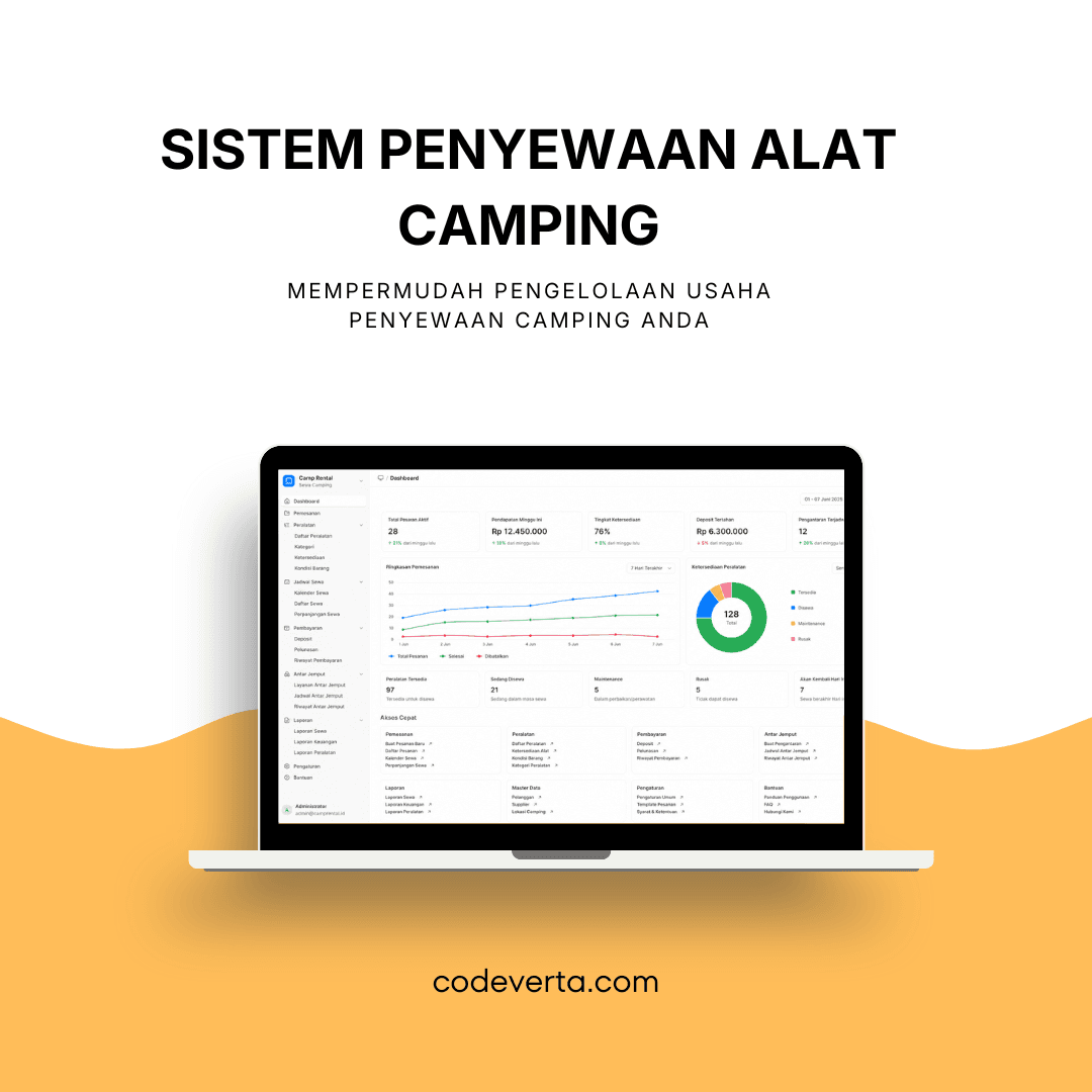 Screenshot project camping - preview