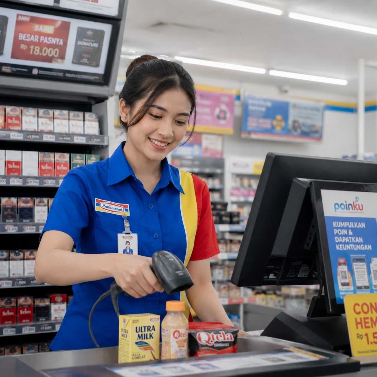 Screenshot project landing-page - cashier